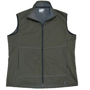 Kuiu Peloton 240 Vest Men's Size 2XL Green Full Zip Hunting Grid Fleece Stretch